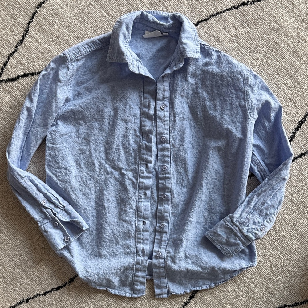 Julia Amory Light Blue Oxford shirt Blouse